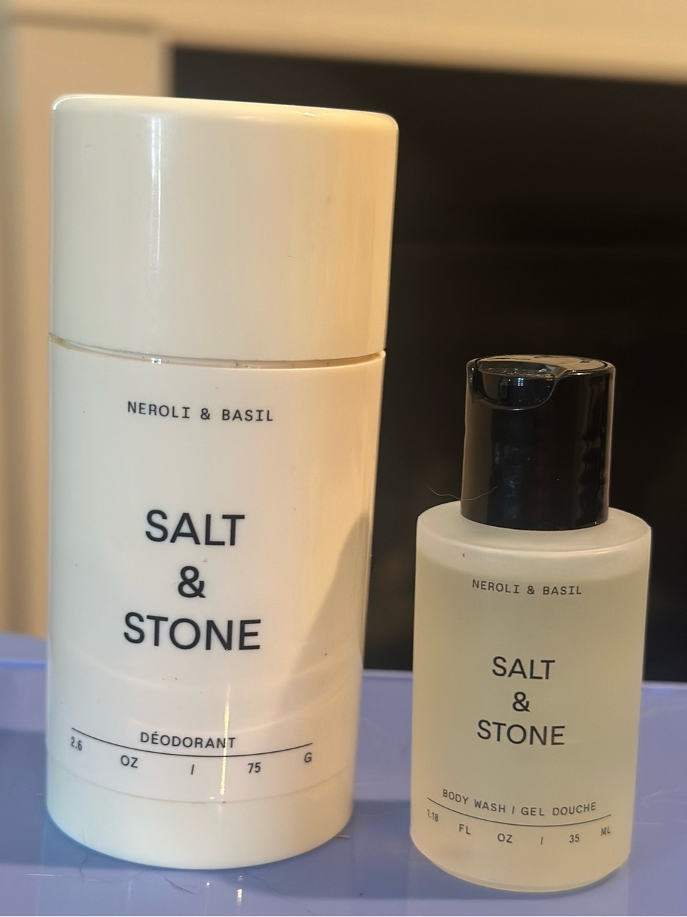 Salt & Stone Neroli & Basil Body Wash